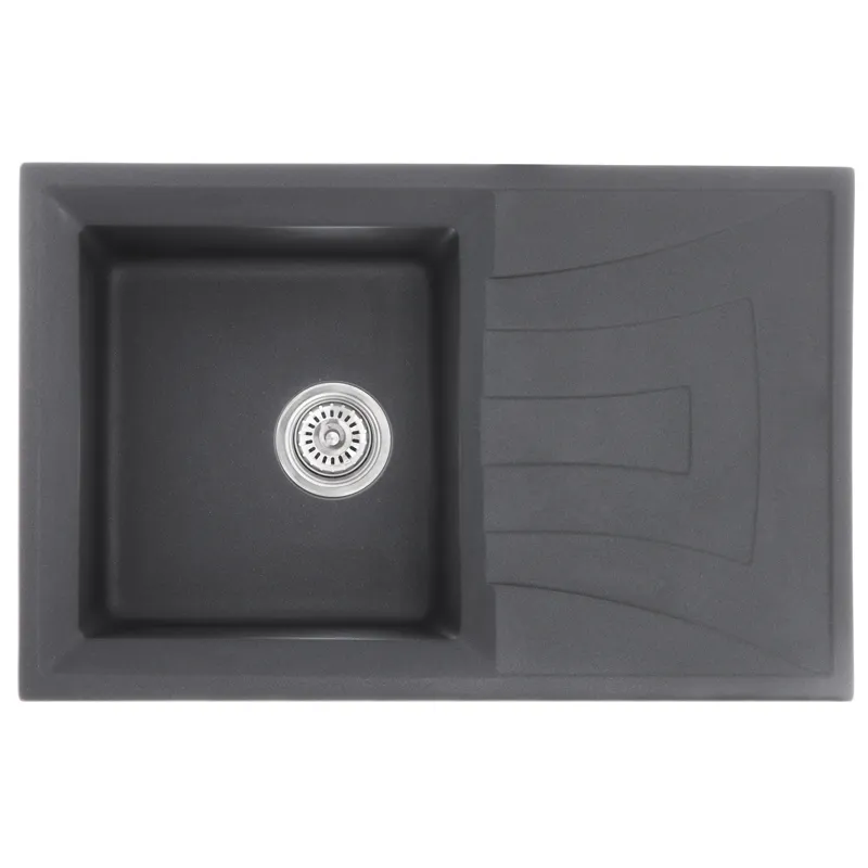 Мойка для кухни Haiba HB8104-G228 780x500x200 мм Gray (HB0988) Мойка для кухни Haiba HB8104-G228 780x500x200 мм Gray (HB0988)
