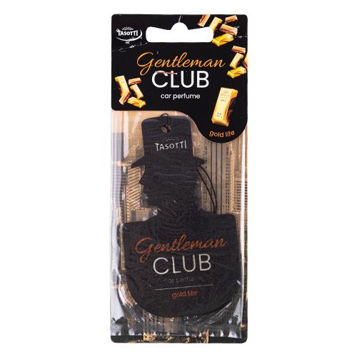Ароматизатор сухой листочек Tasotti Gentleman clubf Gold life (105508)
