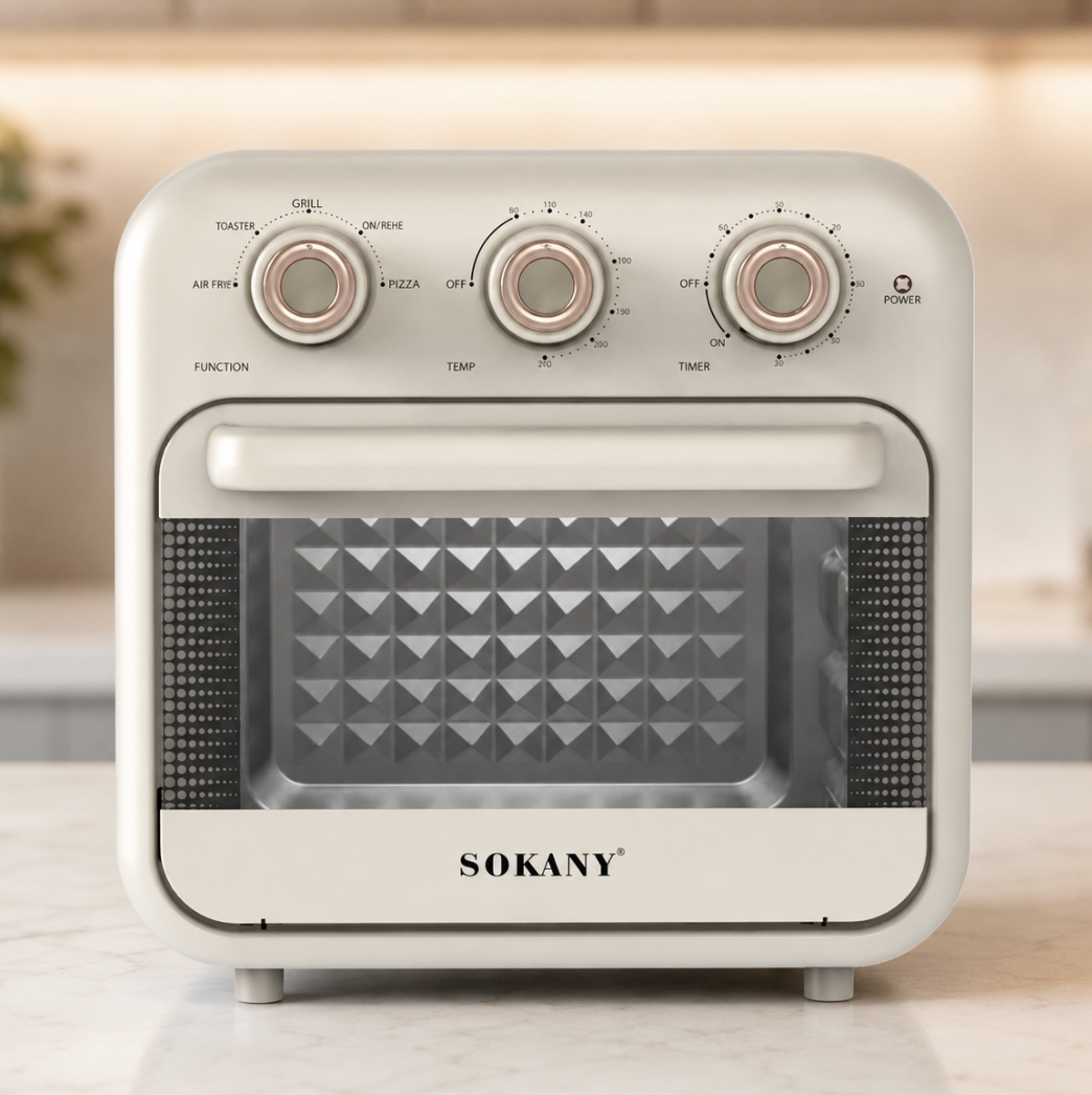 Аэрофритюрница-минипич Sokany SK-10002/18 л/1800 Вт/конвекция/гриль/10 программ (SK-10002)