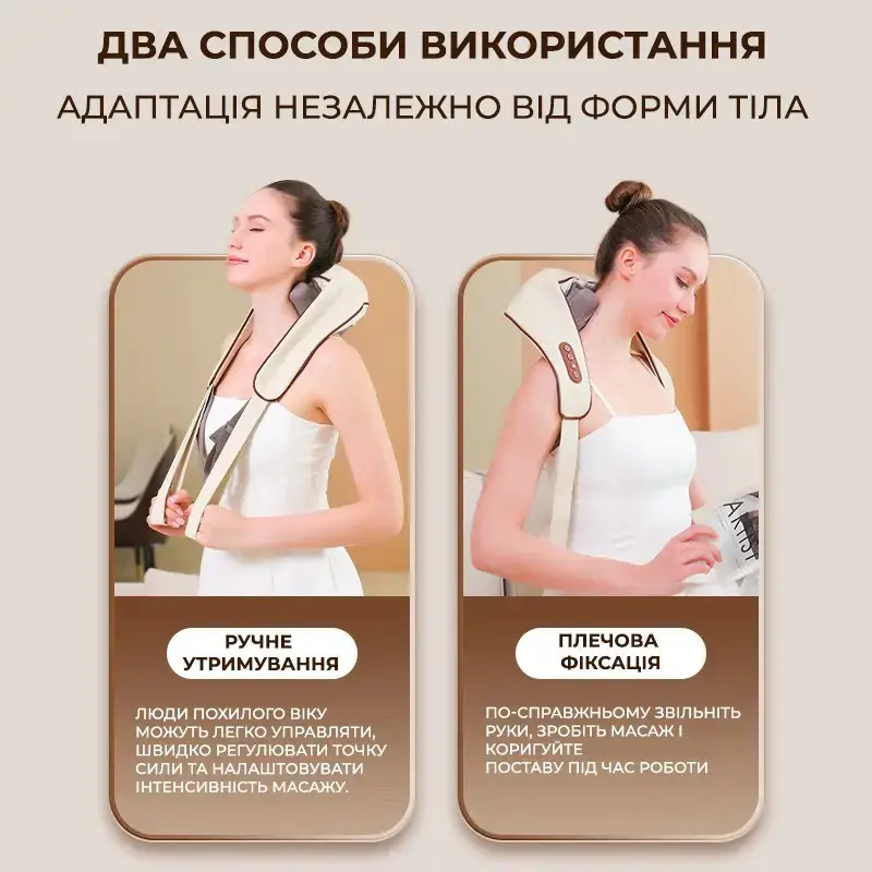 Массажер ударный для плеч и шеи с подогревом Massager Shoulder Neck Z9 (27138732) - фото 8 Массажер ударный для плеч и шеи с подогревом Massager Shoulder Neck Z9 (27138732) - фото 8