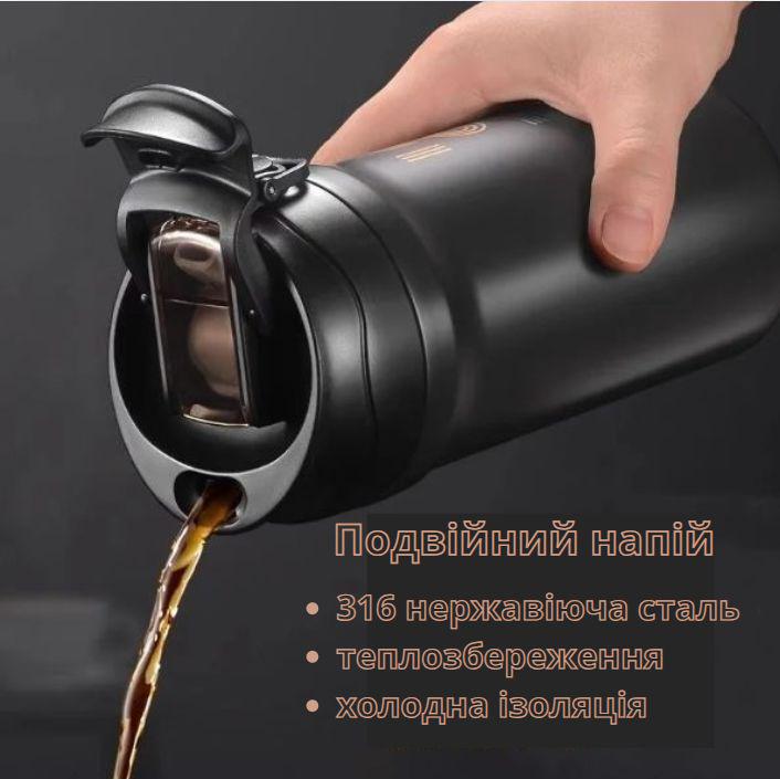 Термокружка из нержавеющей стали 316 600 мл Черный (2470377394) - фото 9 Термокружка из нержавеющей стали 316 600 мл Черный (2470377394) - фото 9