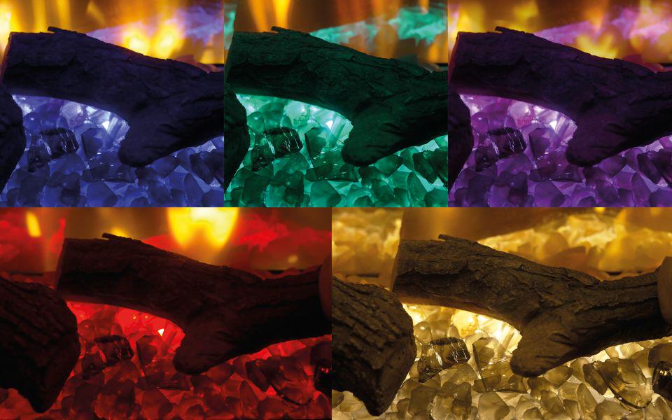 Электрокамин с обогревом с дровами и кристаллами стекла Dimplex Ignite Evolve 60 (EVO1500) - фото 2