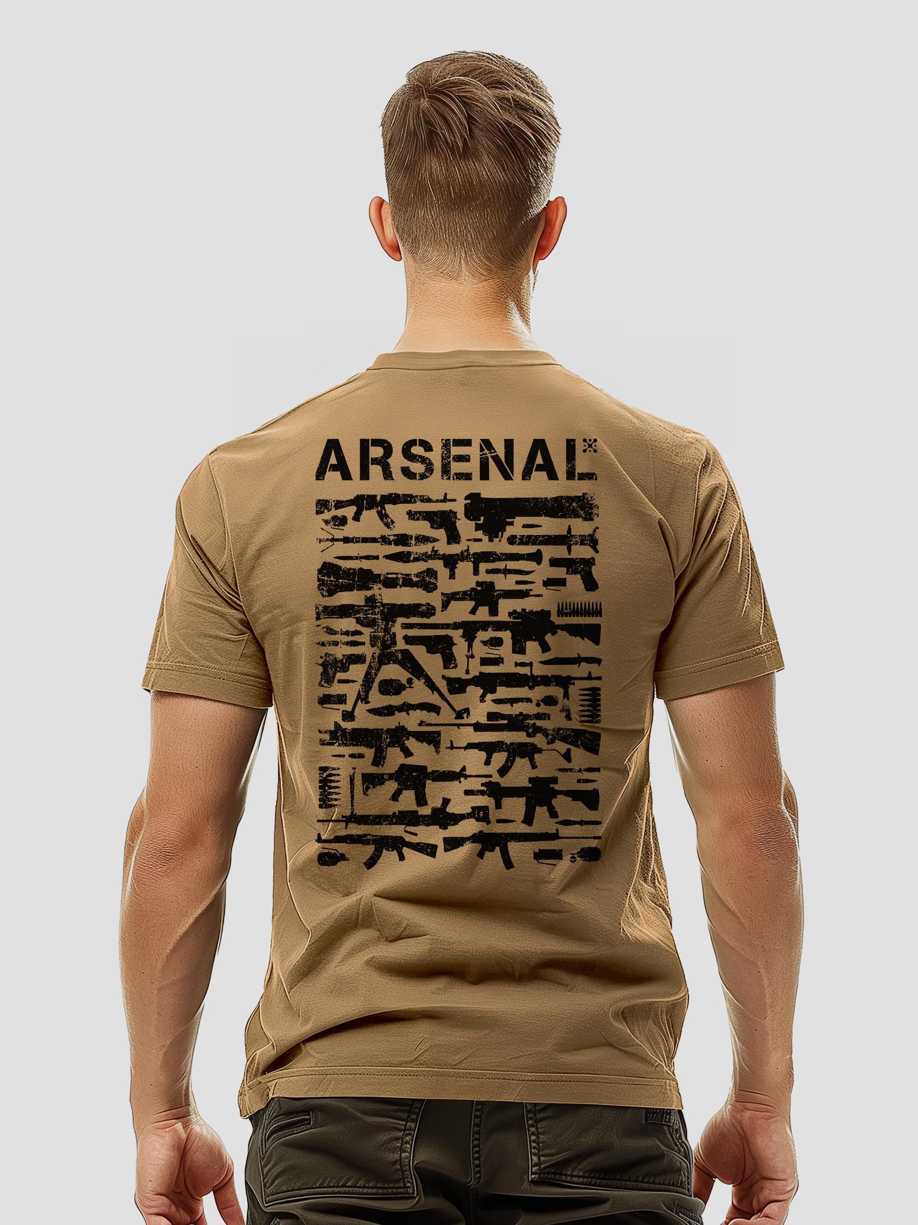 Футболка мужская "ARSENAL" S Капучино (ARS-TM-CAP-S)