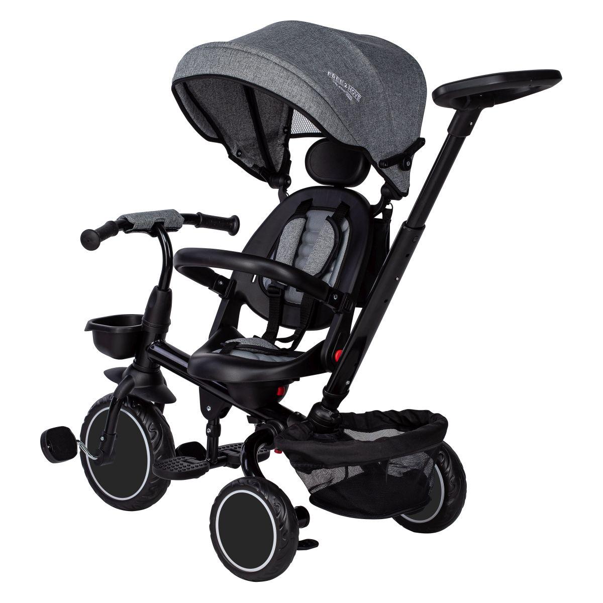 Велосипед дитячий триколісний Free2Move ELIPSO Black/Grey - фото 7