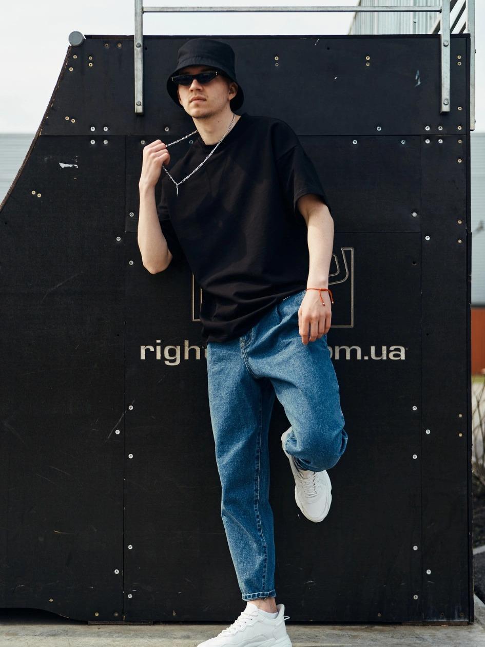 Джинсы мужские бананы оверсайз р. 31 Синий (26477/2) - фото 3 Джинсы мужские бананы оверсайз р. 31 Синий (26477/2) - фото 3