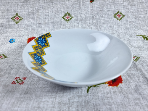Набор салатников SNT Вышиванка ромб 3 шт. Желто-голубой (30006-006)