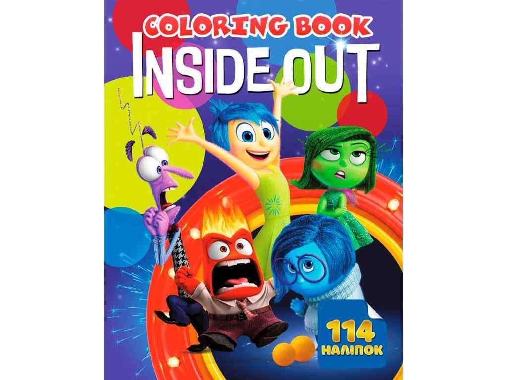 Раскраска Jumbi с заданиями 114 наклеек А4 Inside Out (998267)