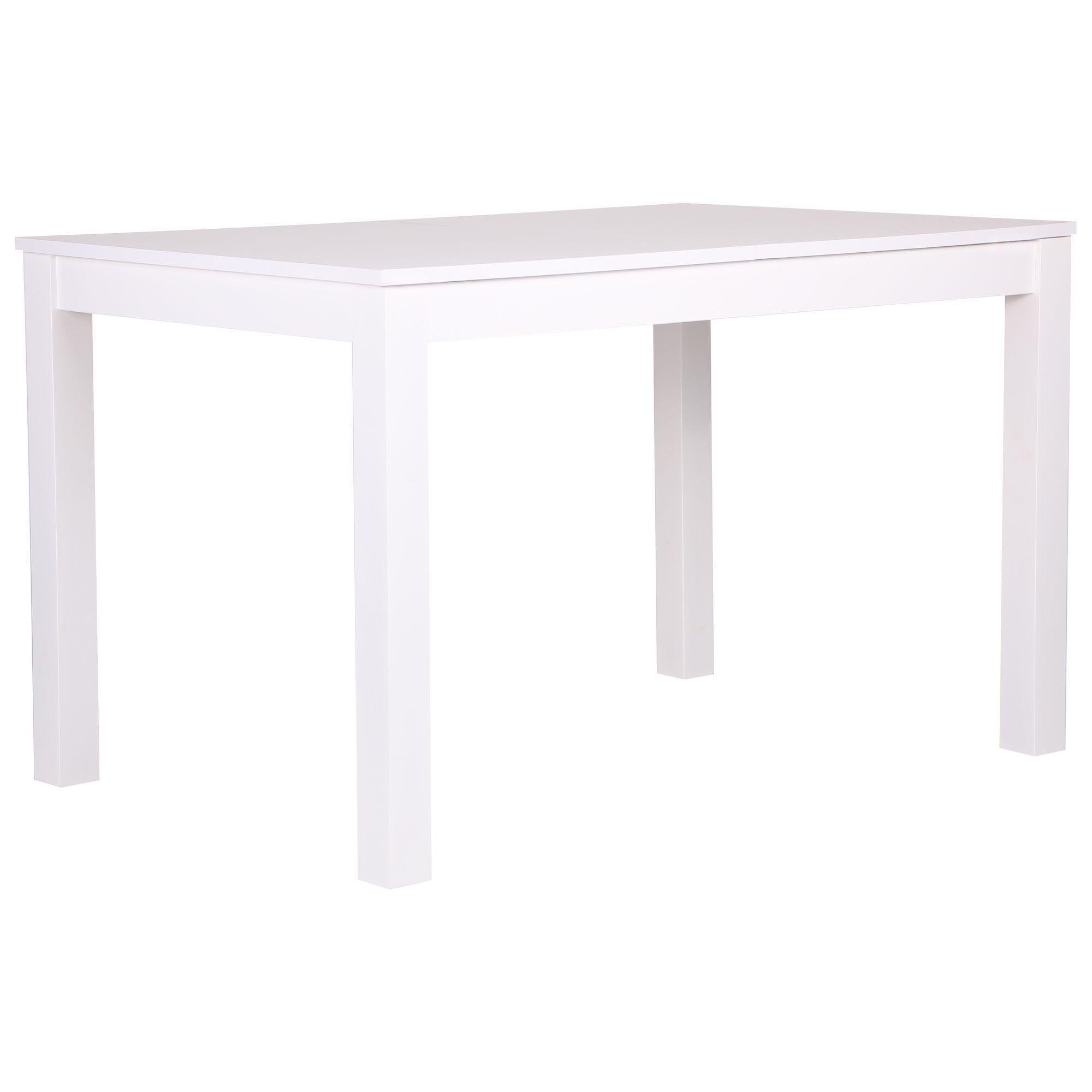 Обідній стіл AMF Норман 740х1200+300х800 розсувний Білий
