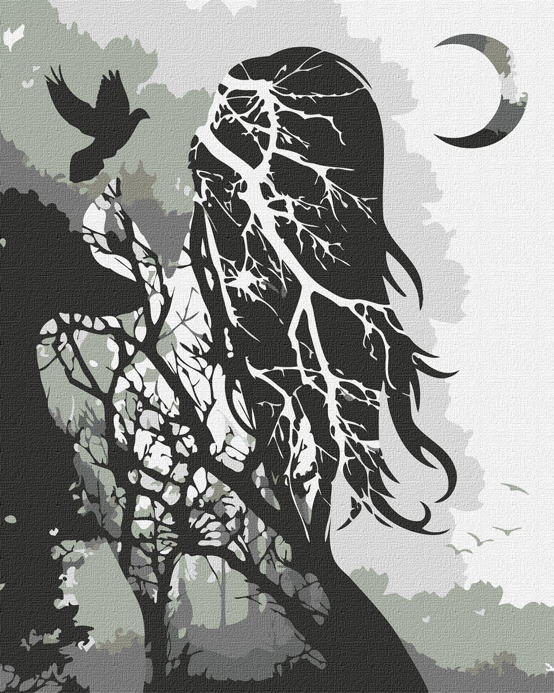 Картина по номерам Идейка Магия женщины (KHO5028)