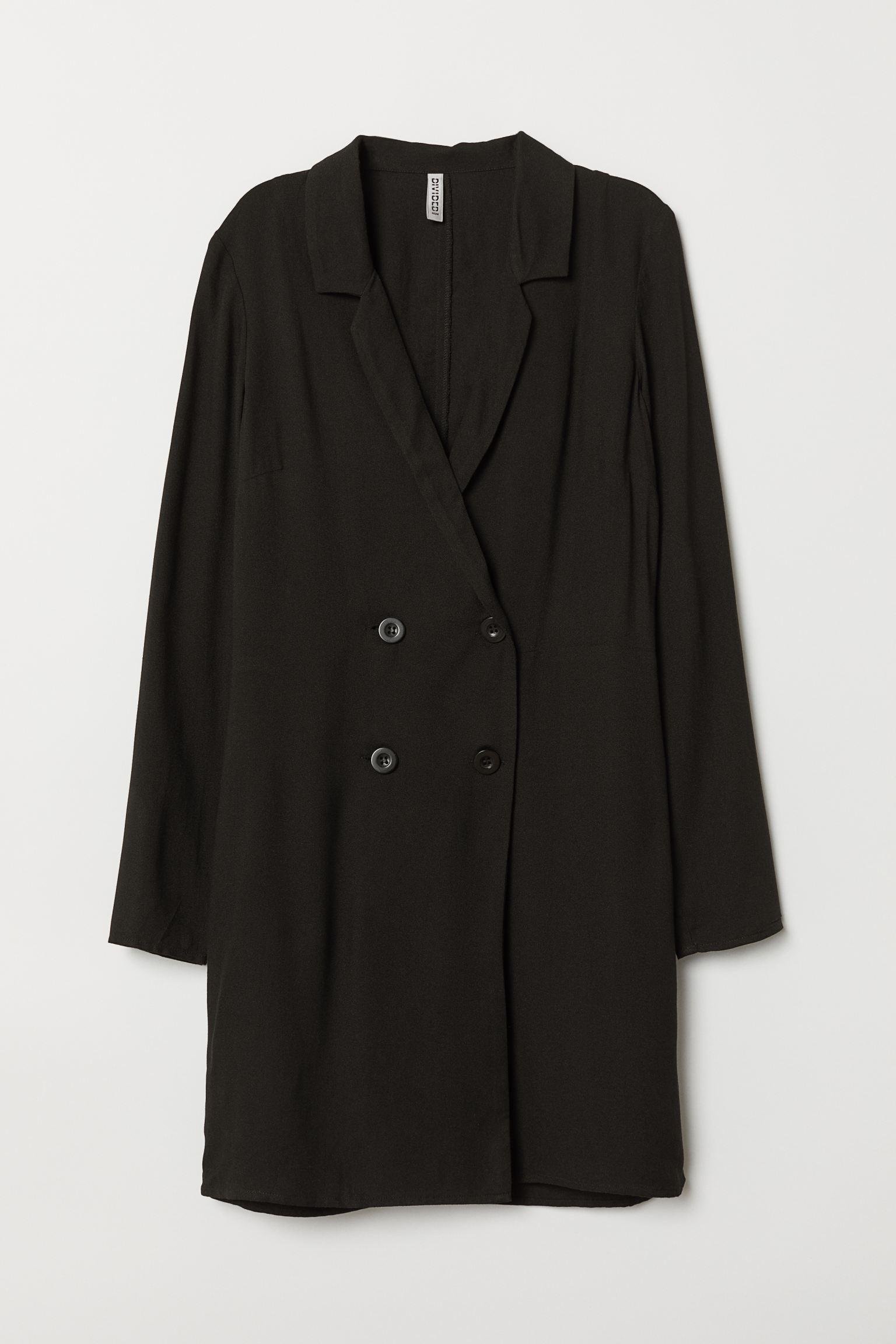 Платье H&M р. 38 Черный (19127001150)