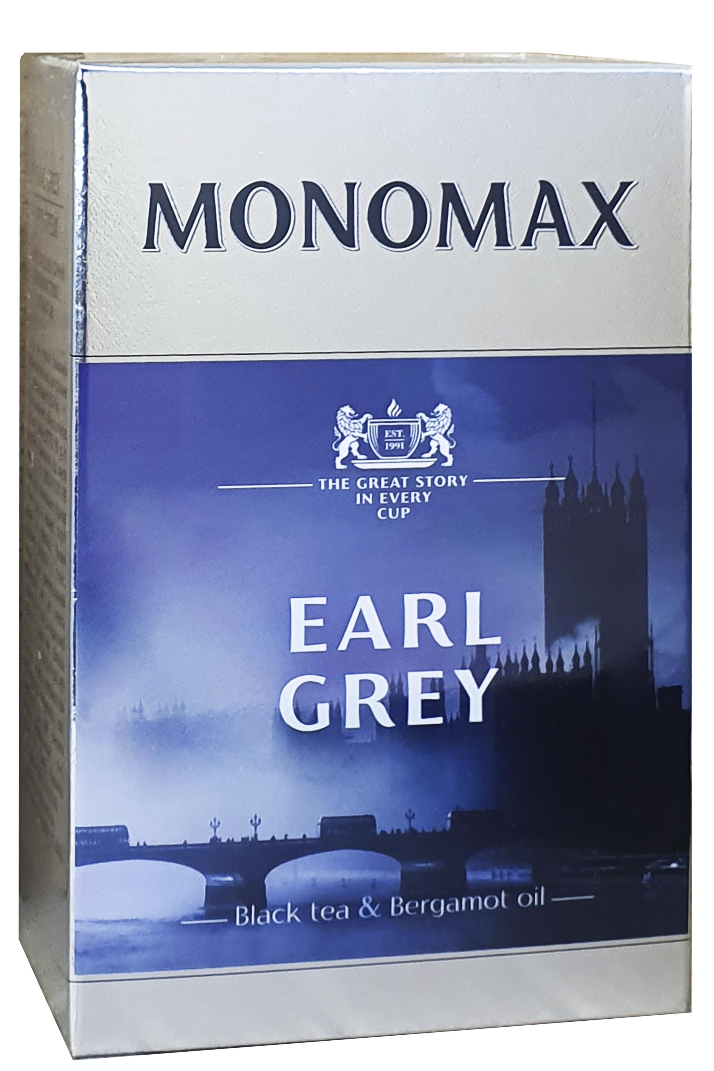 Чай черный Monomax EARL GREY листовой 90г (52145)