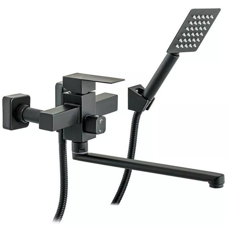 Смеситель для ванны Wezer PRO7-02-BLACK однорычажный Черный (155178)