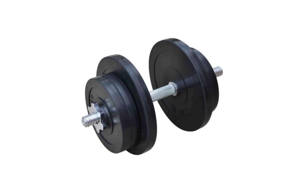 Гантель розбірна обгумована 14 кг (RN_OD14)