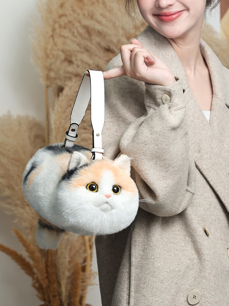 Сумка плюшевая женская в форме кошки (545778) - фото 8 Сумка плюшевая женская в форме кошки (545778) - фото 8
