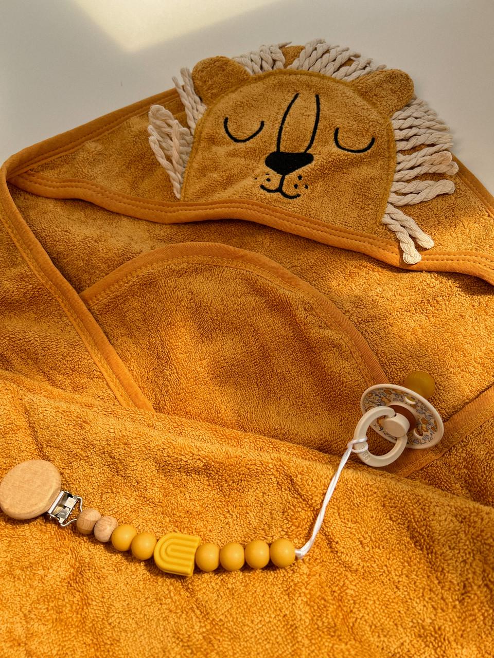 Рушник дитячий з капюшоном/куточком Лев (24246820) - фото 3 Рушник дитячий з капюшоном/куточком Лев (24246820) - фото 3