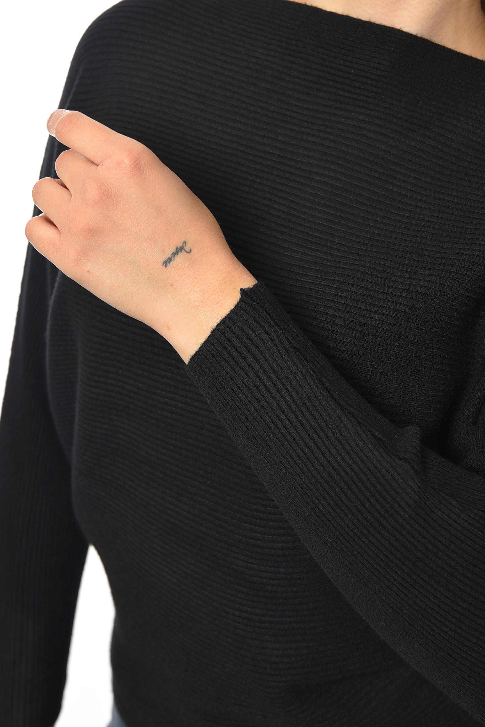 Светр жіночий M-L Чорний (192505) - фото 4