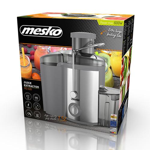 Соковыжималка центробежная Mesko MS 4126 600 Вт (20557134) - фото 5