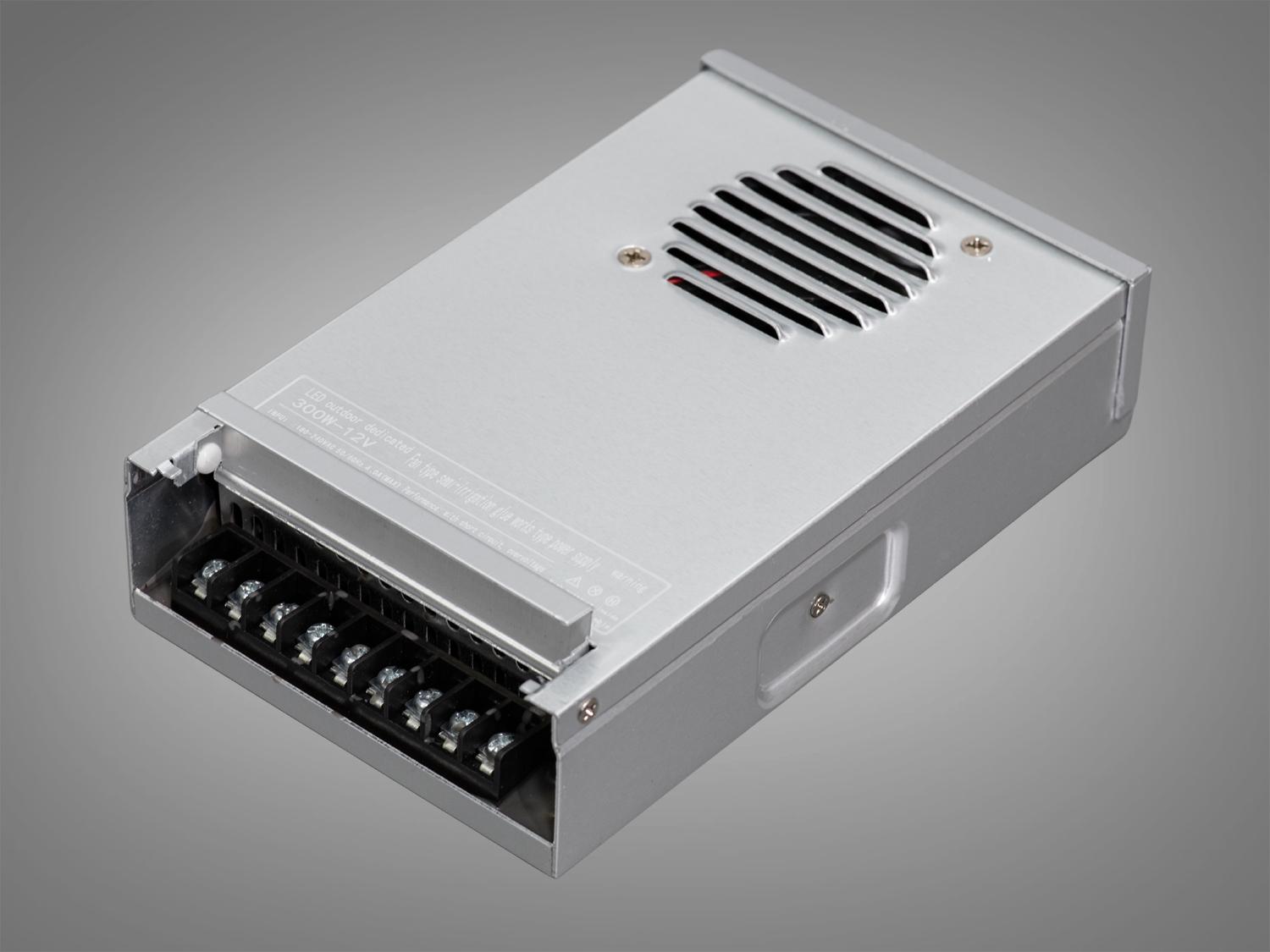 Блок питания для LED-ленты 12 В с защитой от дождя 300 Вт 25А (PPF-B300w-12v) Блок питания для LED-ленты 12 В с защитой от дождя 300 Вт 25А (PPF-B300w-12v)
