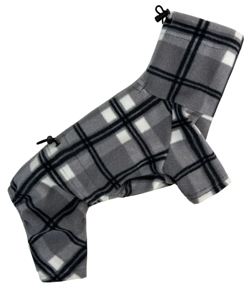 Костюм Dogs Bomba флiс картатий Сірий (D-206/3)