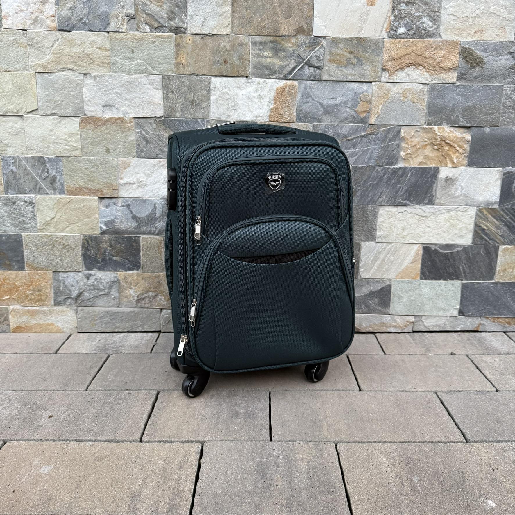 Чемодан тканевый на 4 колесах Wings 1708 S Зеленый (30631208) - фото 2 Чемодан тканевый на 4 колесах Wings 1708 S Зеленый (30631208) - фото 2