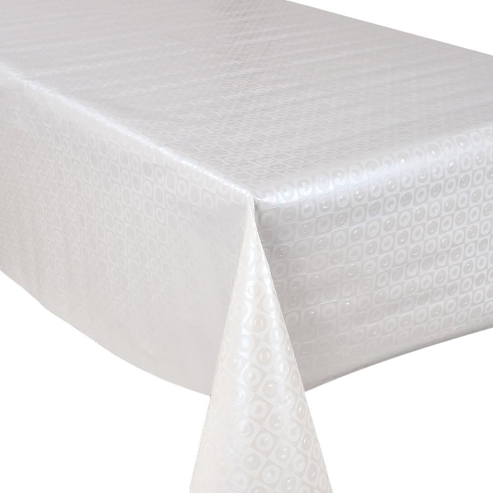 Клеенка на стол Жемчужина MA-5323 1,37х20 м Белый (29424918)