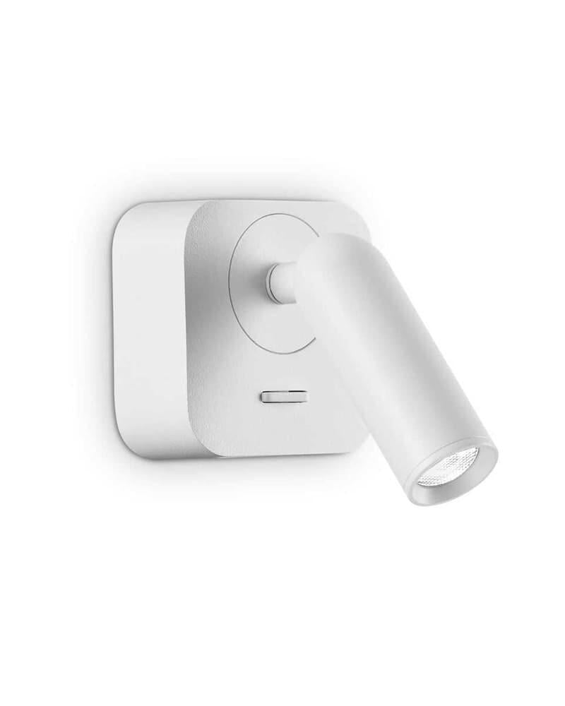 Спот Ideal Lux 260648 Bean Square AP Bianco 3,5 Вт 220 лм 3000K (11266877)