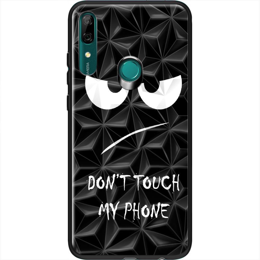 Чехол Boxface Huawei P Smart Z Don't Touch my Phone Черный силикон с призмой (37381-up535-37848)