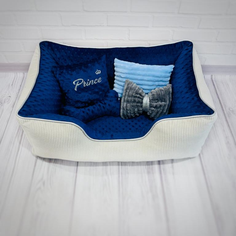 Лежанка для собак Брідж Prince Amore mio Cane до 8 кг 70x50x23 см (DB-0088) - фото 6