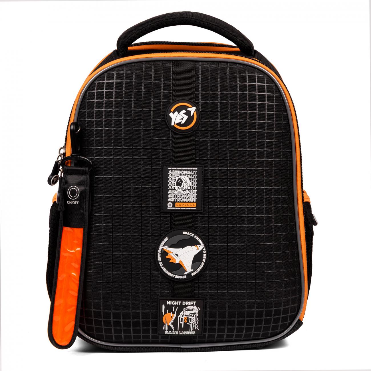 Рюкзак шкільний каркасний з ортопедичною спинкою YES H-100 Space (000995070) - фото 5 Рюкзак шкільний каркасний з ортопедичною спинкою YES H-100 Space (000995070) - фото 5