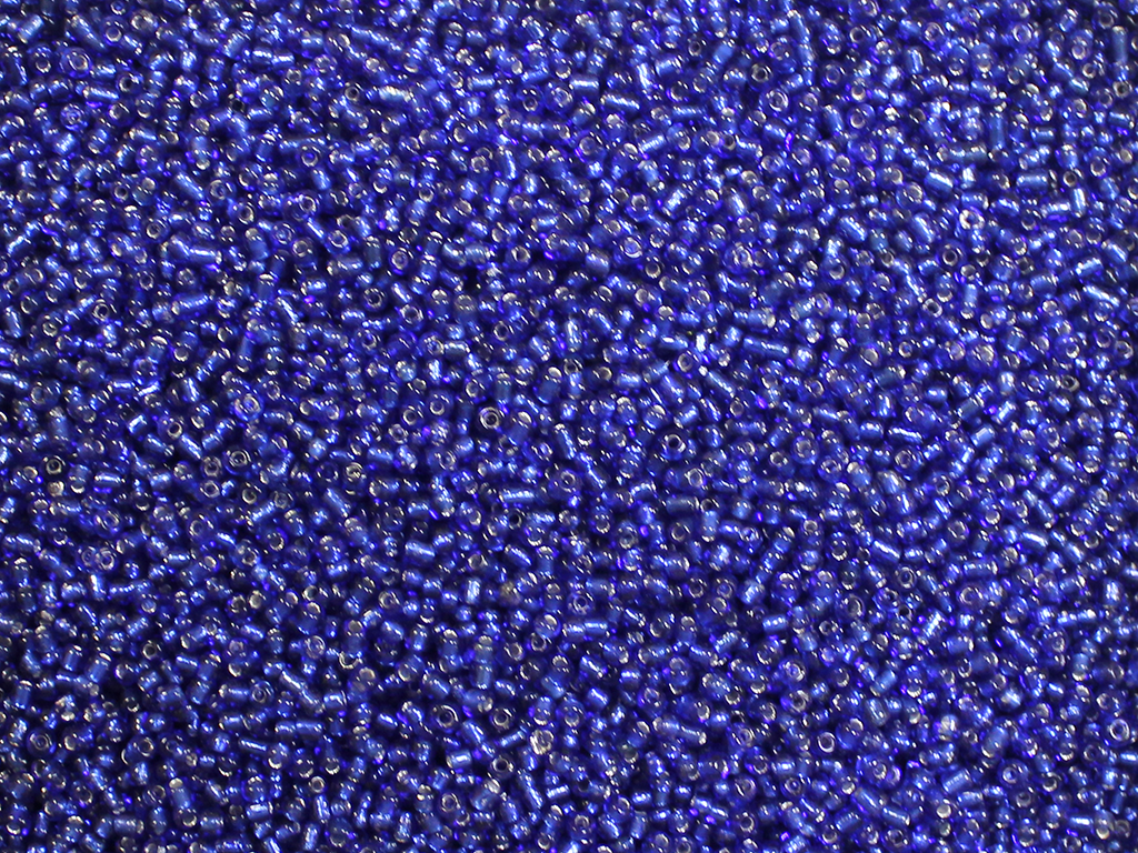 Бисер 100 г мелкий 12/0 Deluxe 28 Синий