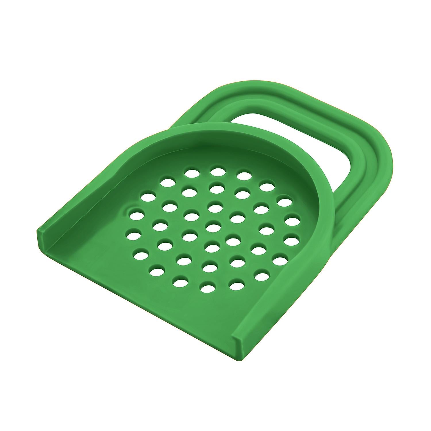 Крышка-дуршлаг на банку 12х9 см Зеленый (1806438309)