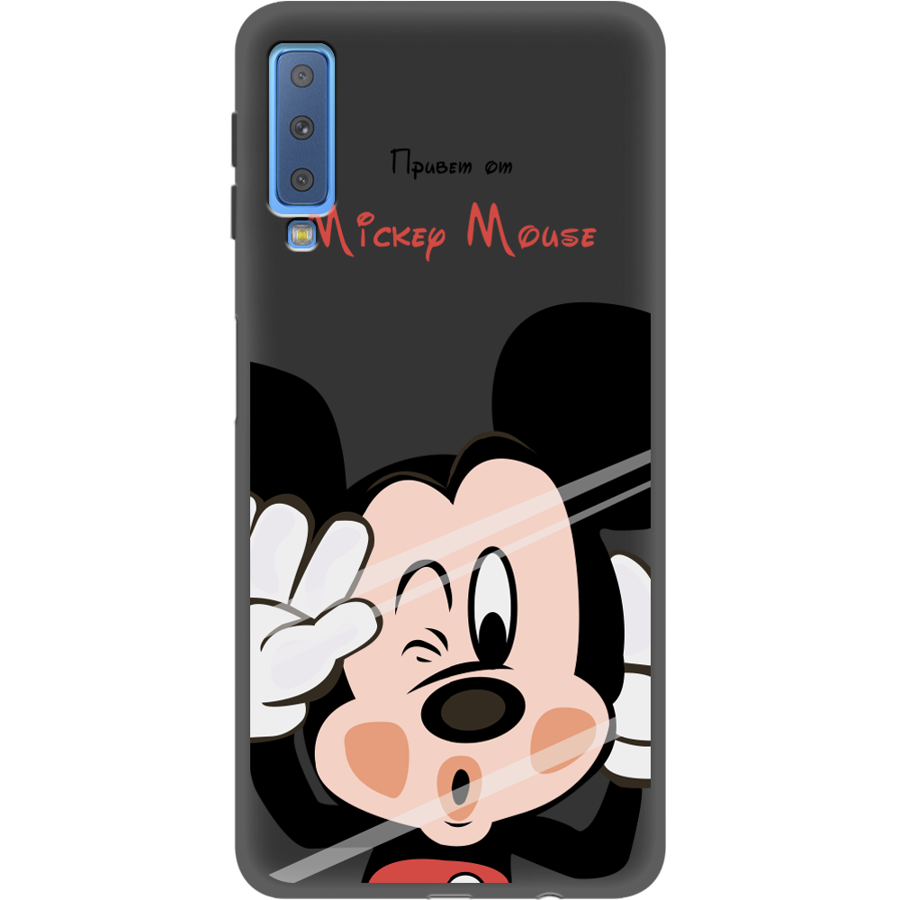 Чохол Boxface Samsung A750 Galaxy A7 2018 Mister M Чорний силікон (35481-cc58-35597)