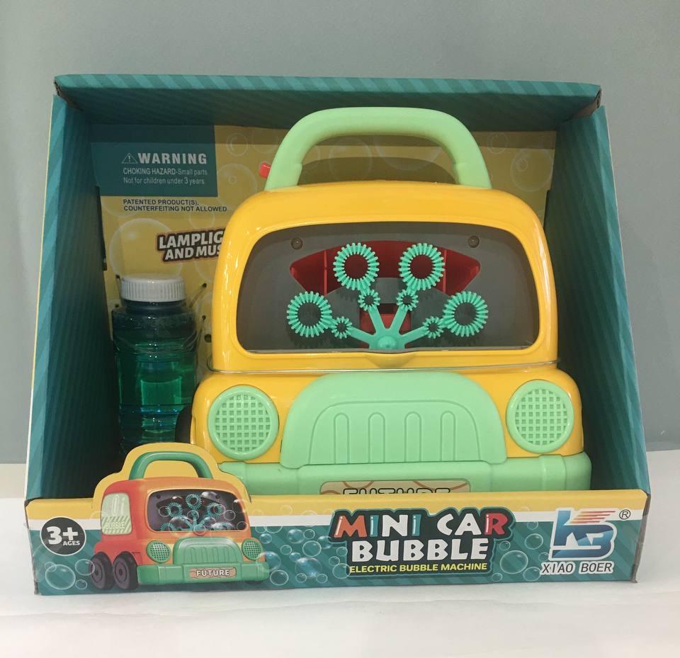 Пистолет мыльных пузырей Mini car bubble Желтый