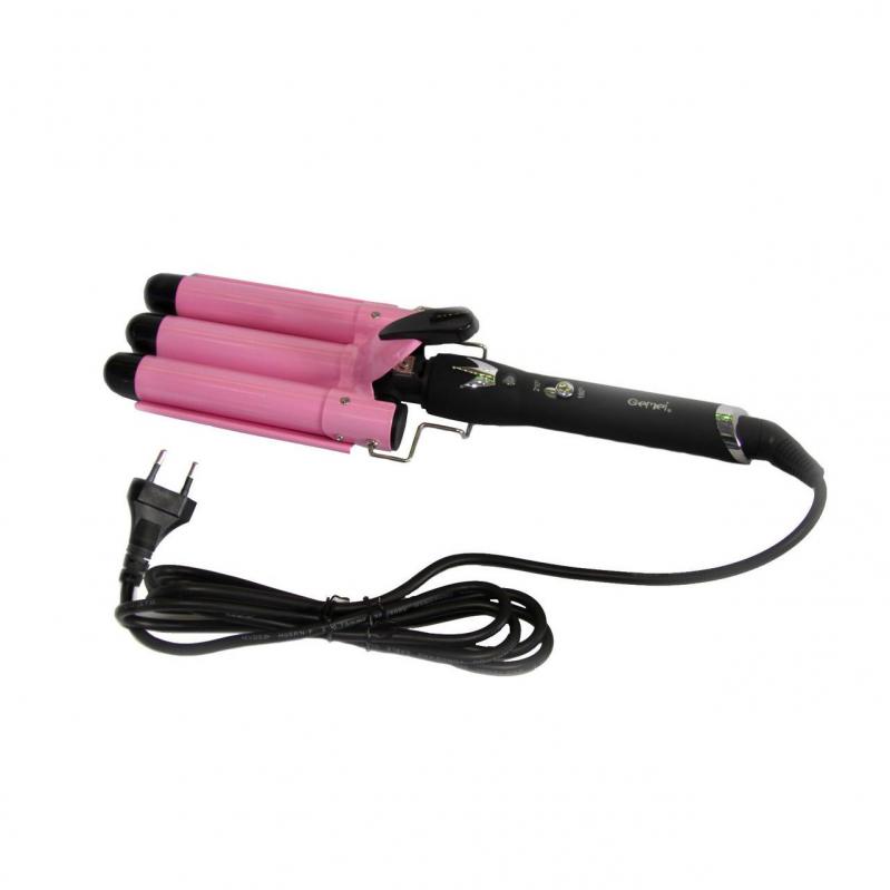 Плойка для завивки волос Gemei GM-1956 тройная