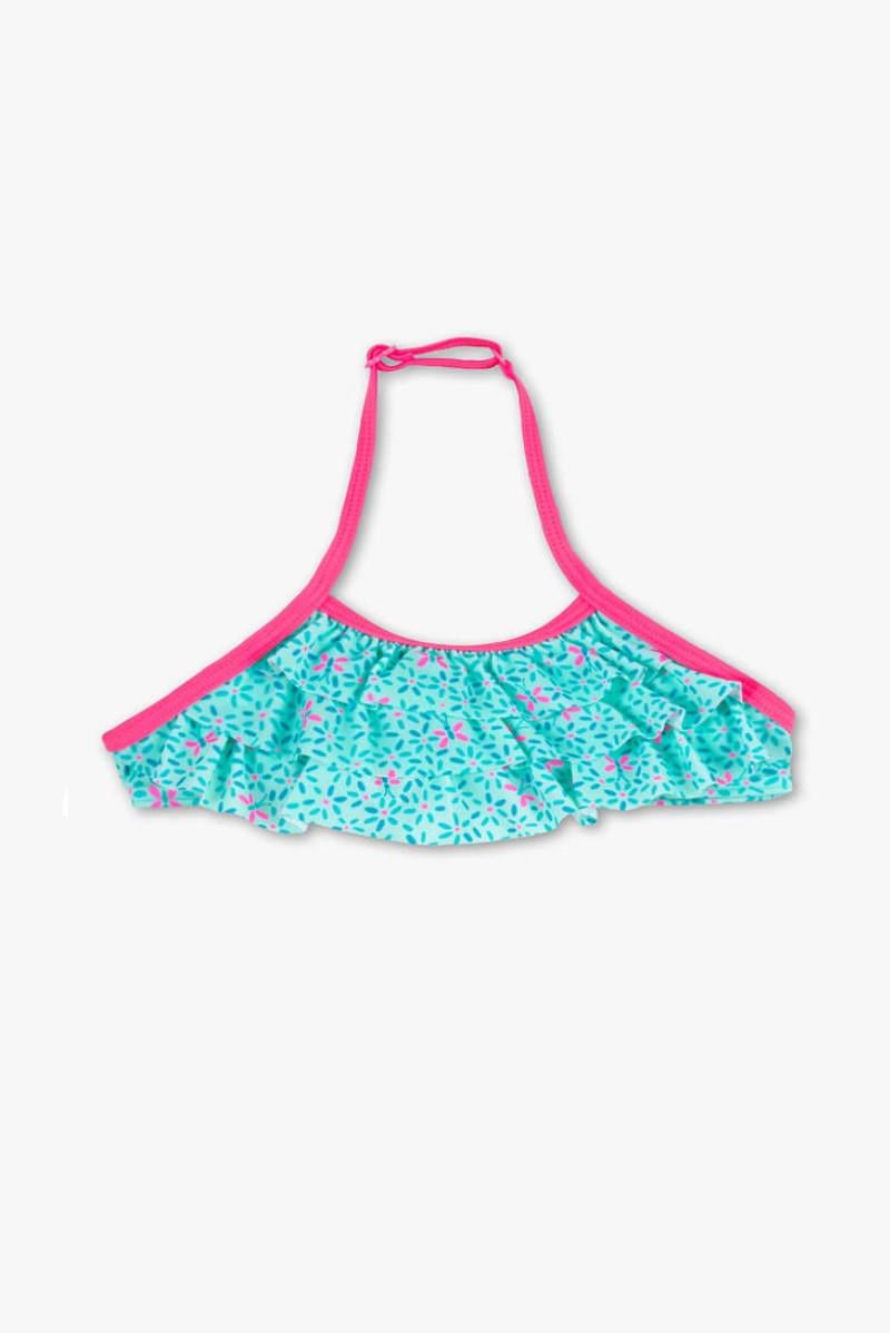 Купальний ліф C&A Квіти р. 110-116 см Бірюзовий (738362025799)