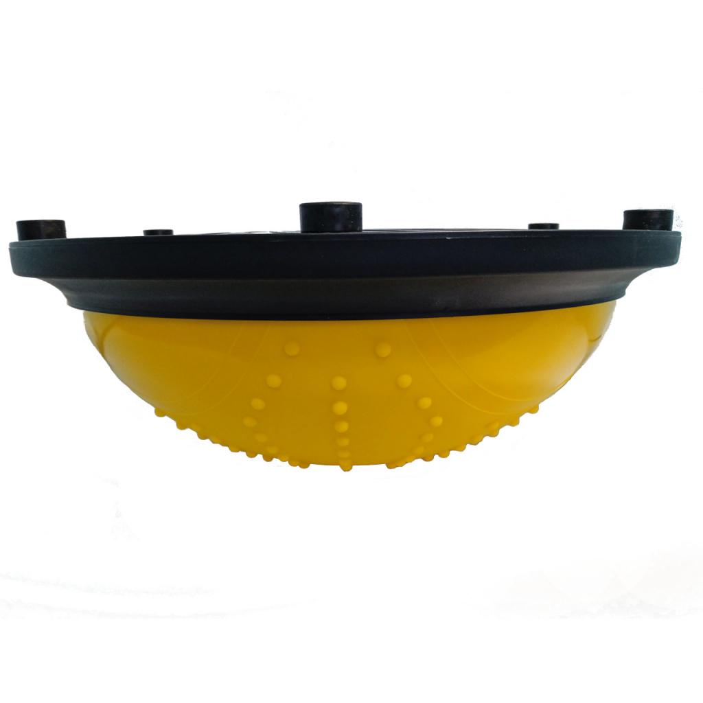 Балансувальна платформа BOSU півсфера 50 см Жовтий - фото 3