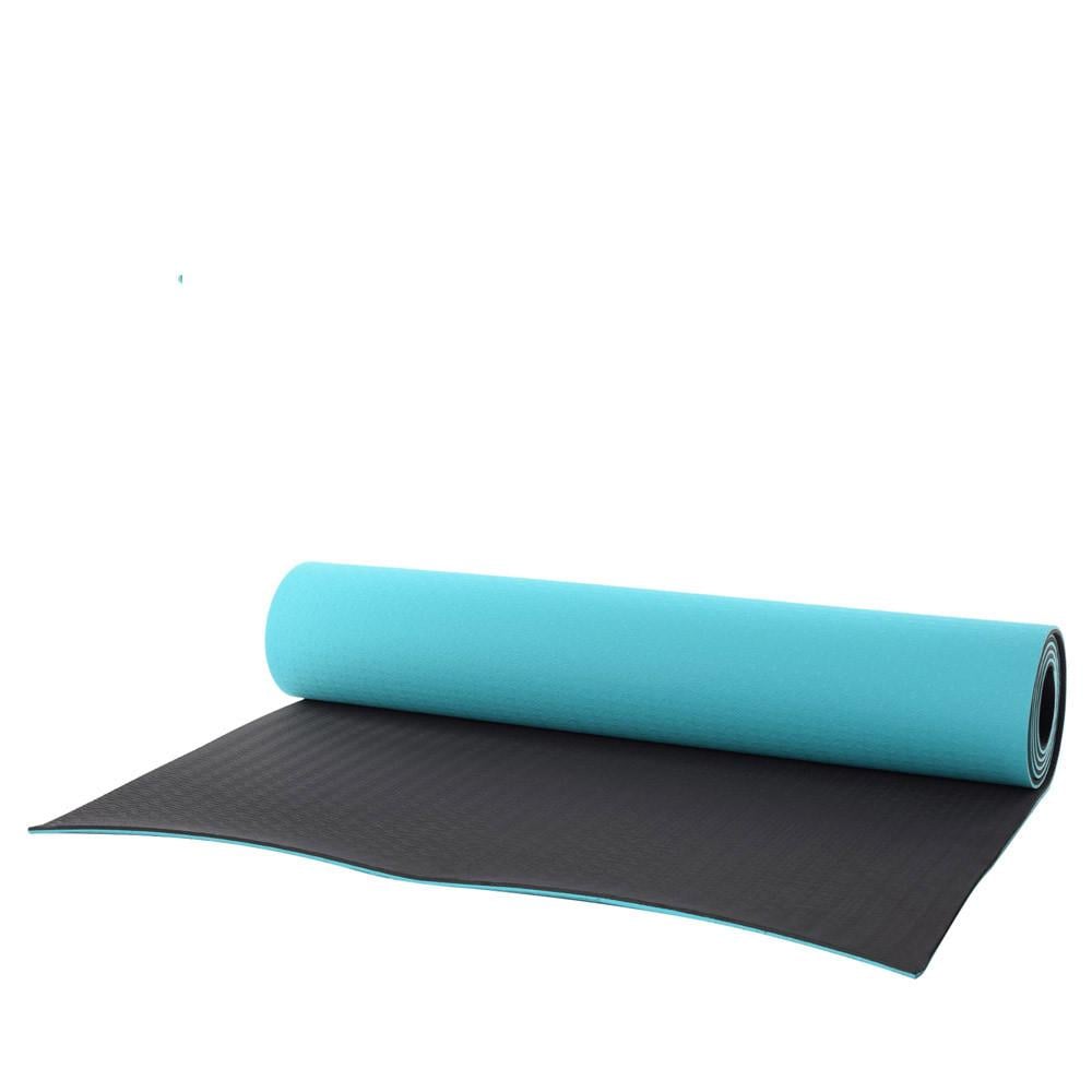 Коврик для фитнеса и йоги TPE-6BLB TPE/TC 6 мм (2012933227) - фото 1