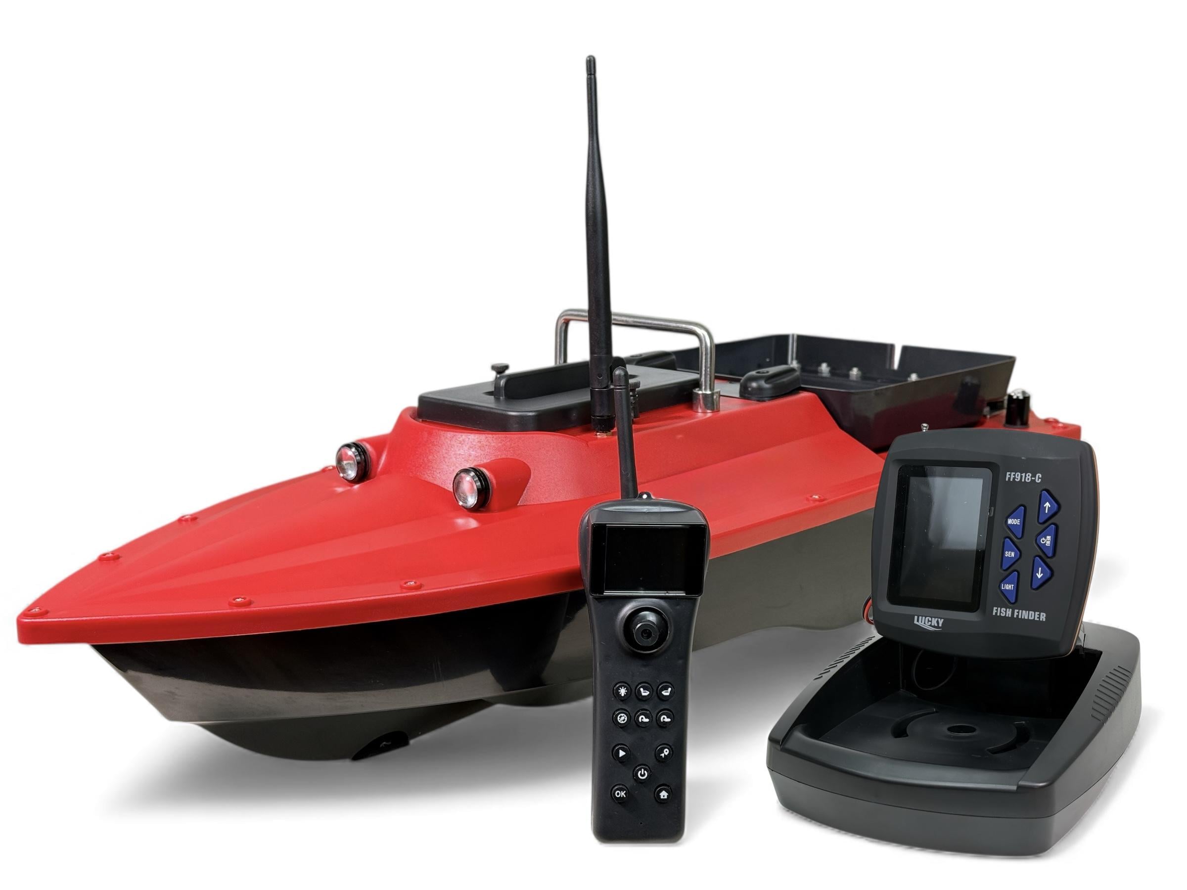 Кораблик прикормочный Lixada S70 12V с GPS-автопилотом и эхолотом Lucky FF918-C