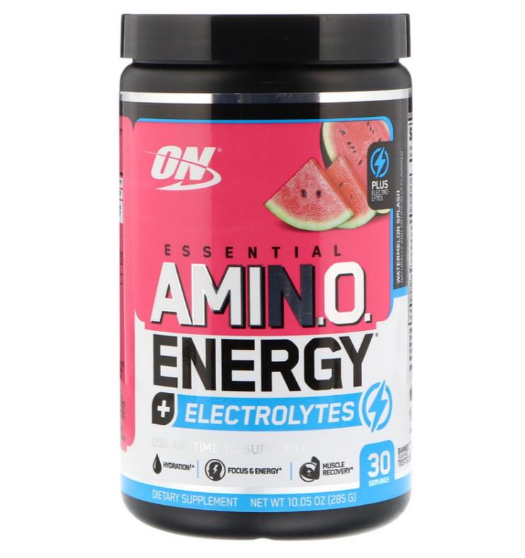 Аминокислота Optimum Nutrition Amino Energy Electrolytes Watermelon splash 285 г