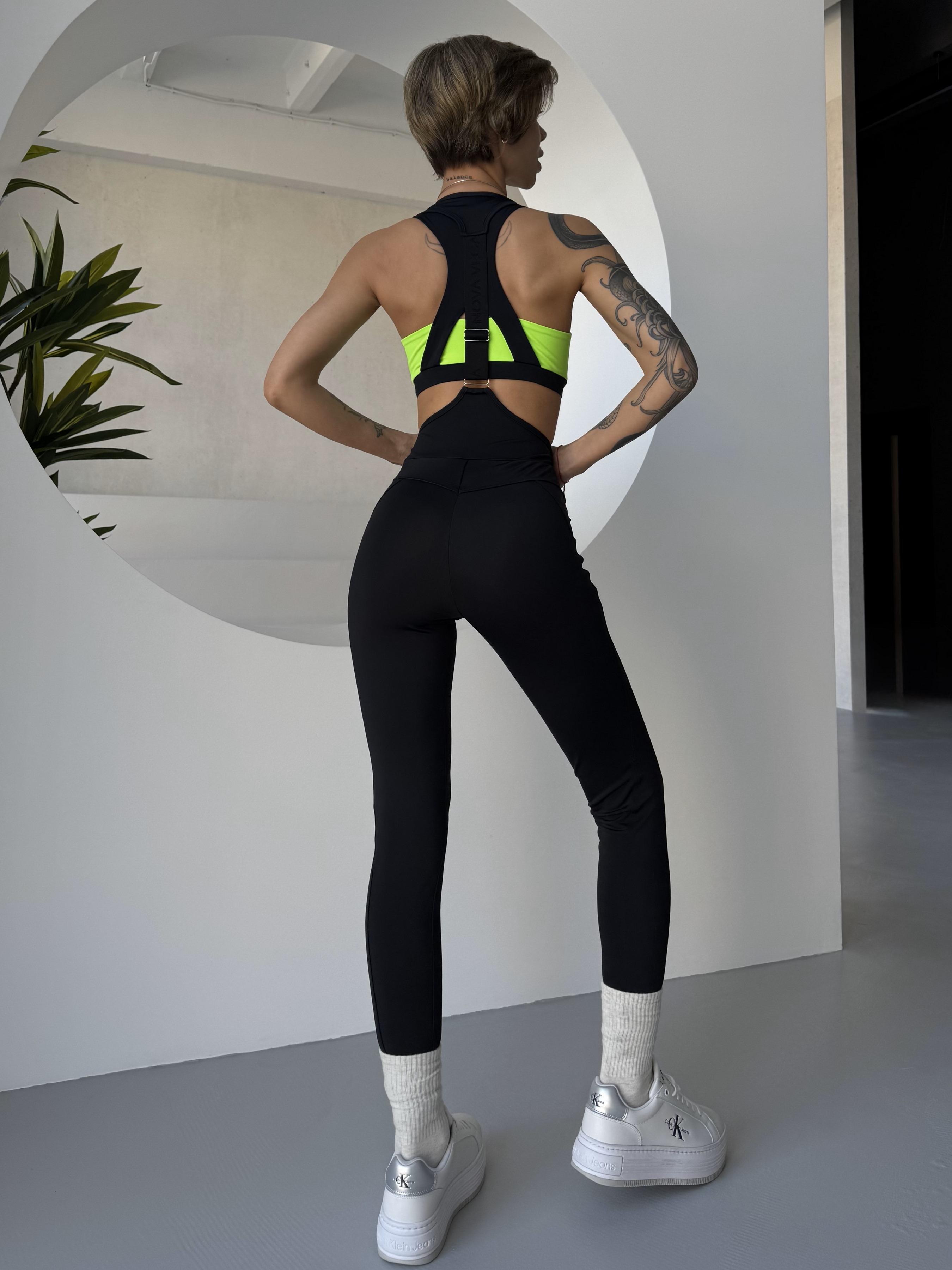 Комбінезон жіночий Nova Vega спортивний без топу XS Чорний (1195-0029) - фото 2 Комбінезон жіночий Nova Vega спортивний без топу XS Чорний (1195-0029) - фото 2