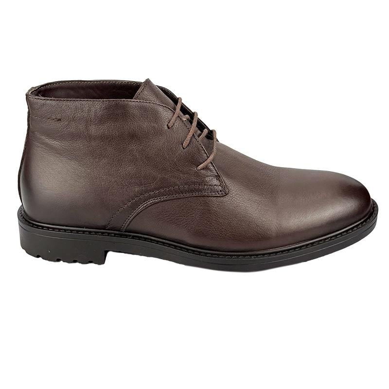 Ботинки мужские кожаные зимние N-00159-1 p. 41 26,5-27 см Коричневый