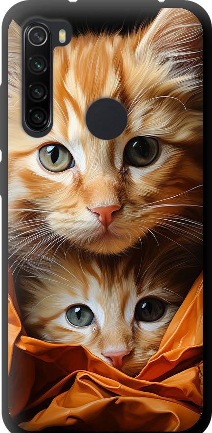 Чехол на Xiaomi Redmi Note 8 Котики 2 (5664b-1787-42517)