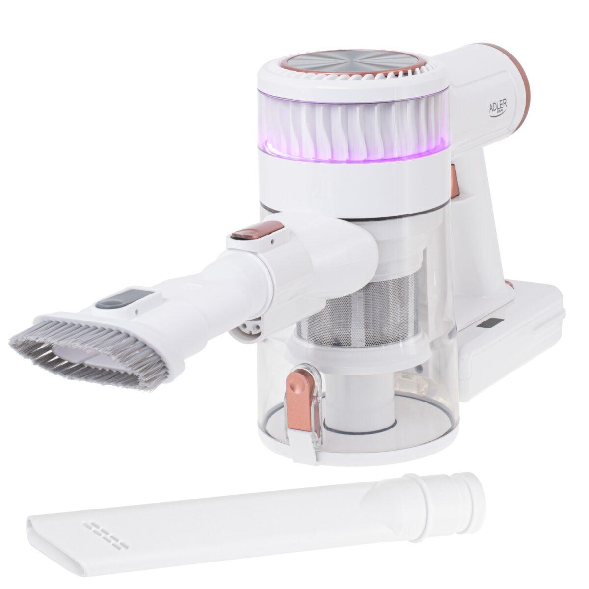 Пилосос ручний Adler AD 7079 акумуляторний LED EPA12 HEPA13 DUST SCANNER 6500-25000Па (2160) - фото 11 Пилосос ручний Adler AD 7079 акумуляторний LED EPA12 HEPA13 DUST SCANNER 6500-25000Па (2160) - фото 11