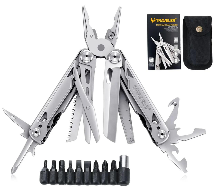 Мультитул Traveler MQ064DG 28в1 Silver