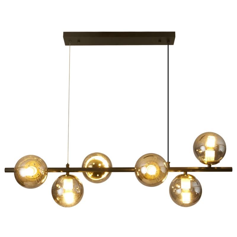 Люстра в стиле лофт Sirius GLD-23749-6A BK