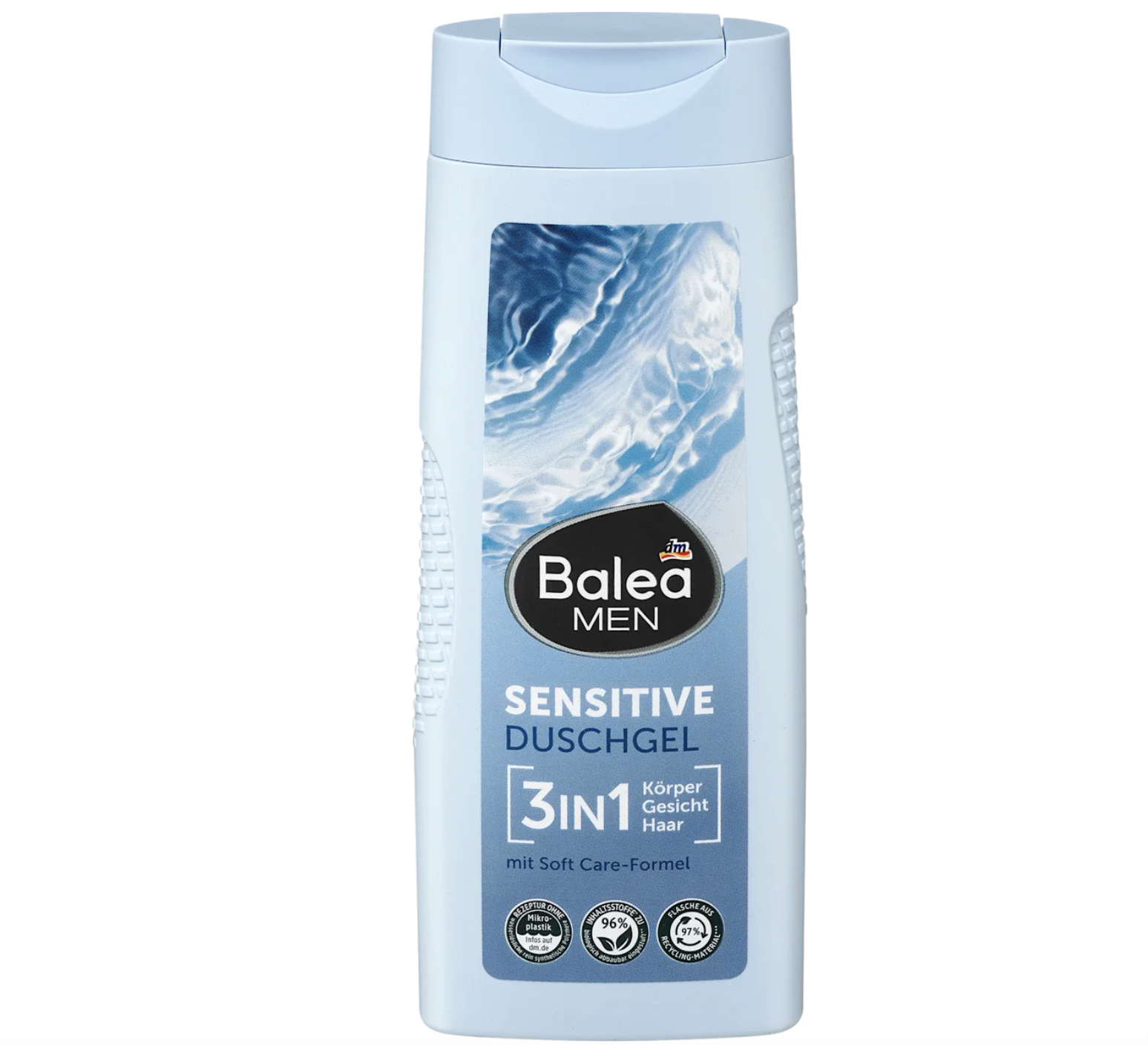 Гель мужской для душа Balea MEN Sensitive 3в1 300 мл