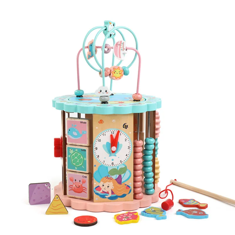 Деревянный музыкальный уникуб Морские жители Oray (oa21211802) Деревянный музыкальный уникуб Морские жители Oray (oa21211802)