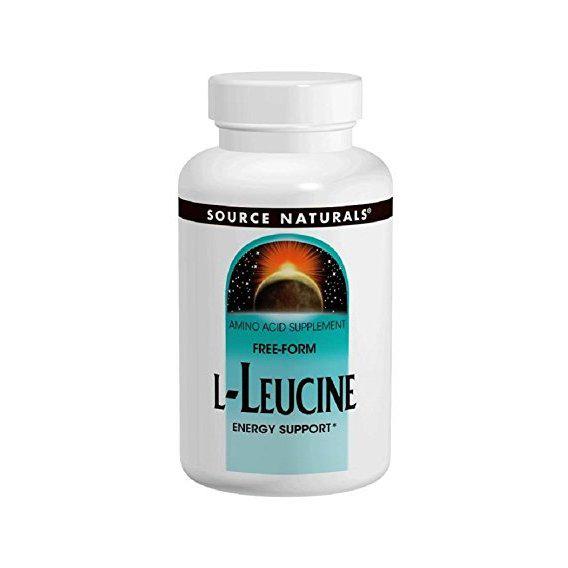 Аминокислота BCAA Source Naturals L-Leucine 500 мг 240 капс. (000005033)