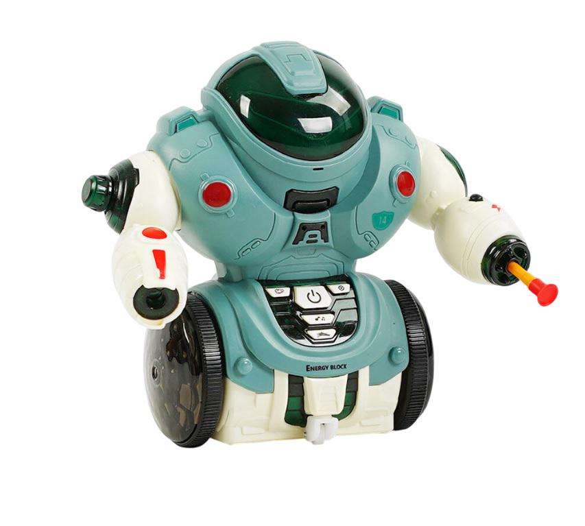 Робот дитячий TK Union Group Захисник LED підсвічування/пісні Blue/White (135293)