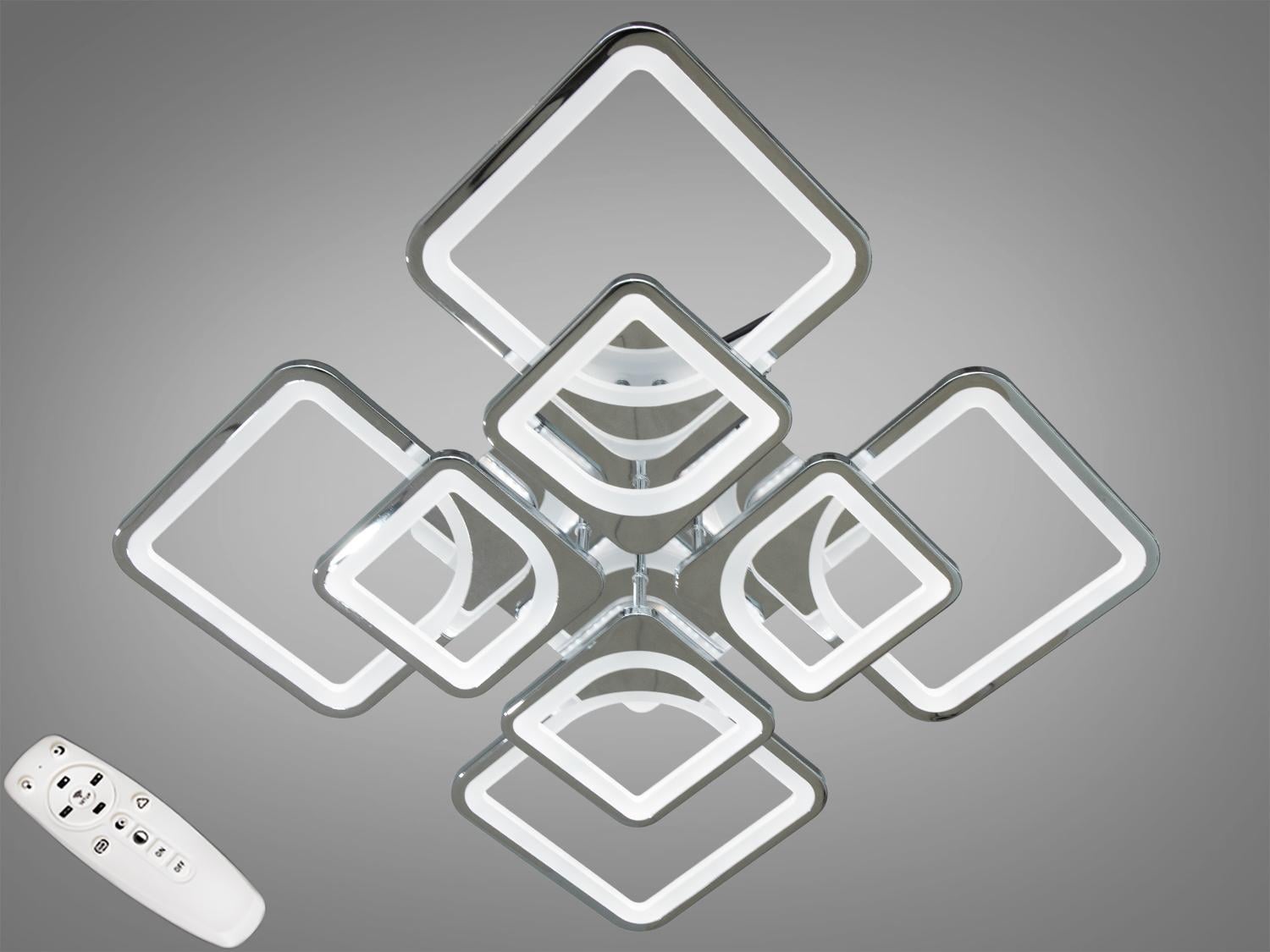 Люстра LED Diasha 110W 8060/4+4HR Хром